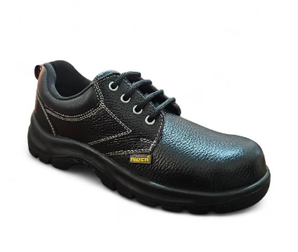 Rider 2205 low ankle black leather safety shoe