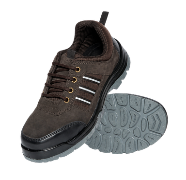Rider Cruz brown suede safety shoe