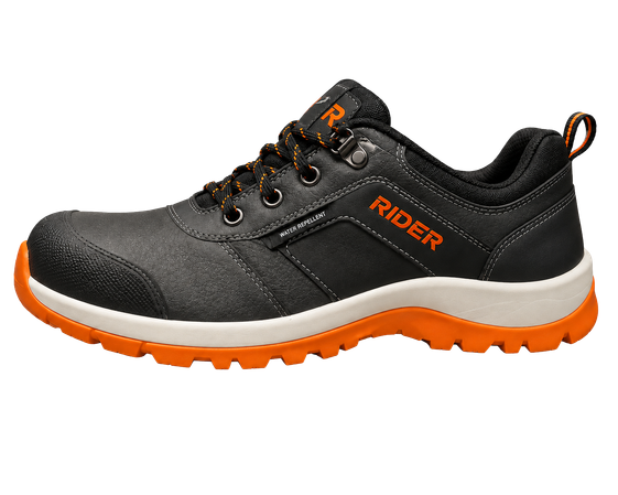 Rider Jumper low ankle safety shoe with orange sole