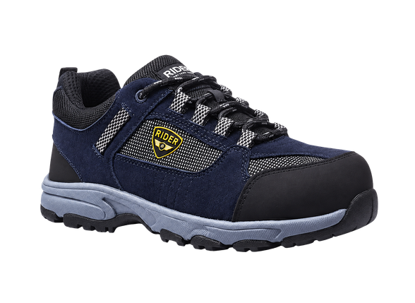 Rider Runner navy low ankle safety trainer