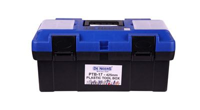 De Neers plastic tool box with organizer