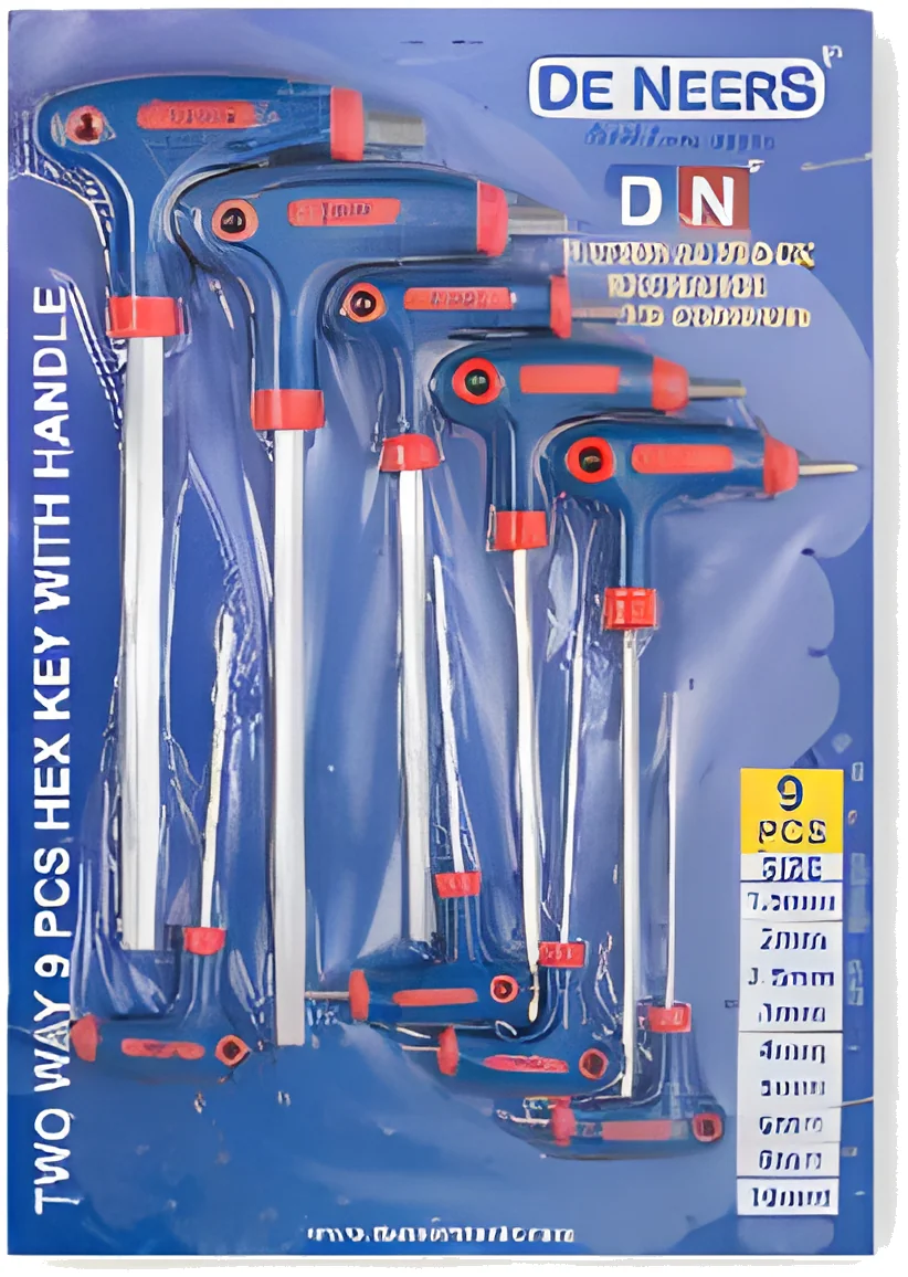 De Neers T-Handle & Two Way Allen Key